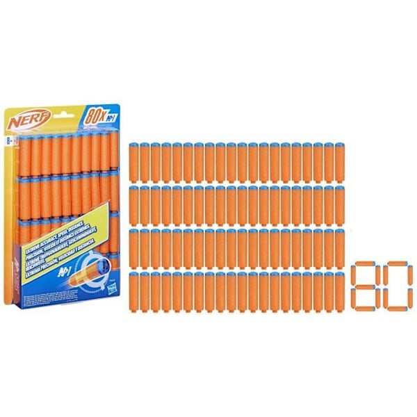 Nerf N-serien, paket med 80 pilar