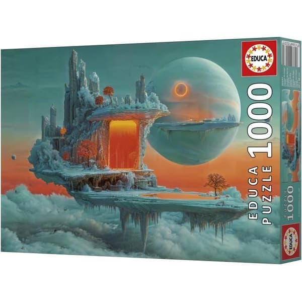 Pussel - EDUCA - Planeten Eld och Is - 1000 bitar - 48 x 68 cm - från 12 år