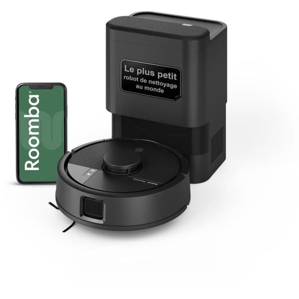 iRobot Roomba Mini Black - Robotdammsugare och mopp - 7000 Pa - 200 ml