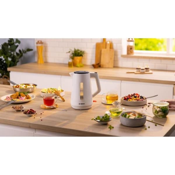 Bosch MyMoment vattenkokare 1,7 l 2400 W vit Vit one size