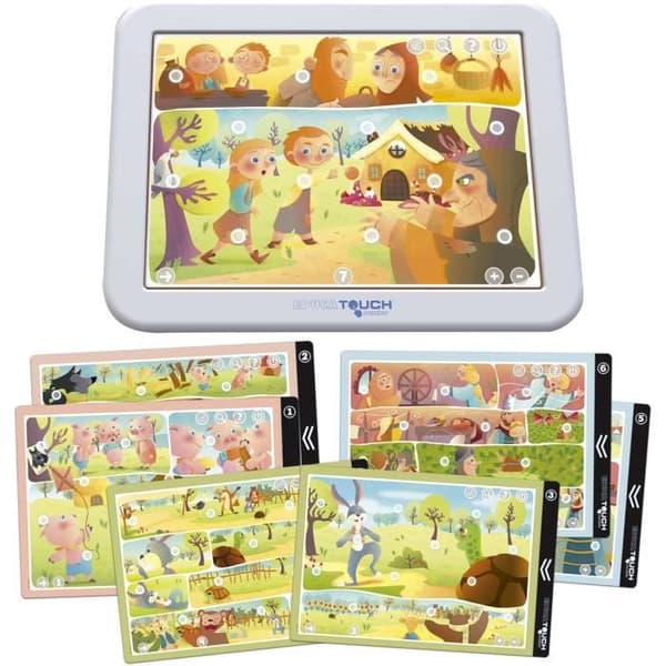 Pedagogiskt spel - EDUCA - Touch Junior - Berättare 2 - 4 berättelser - 8 pedagogiska aktiviteter