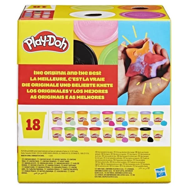 Play-Doh, 18-pack modellera
