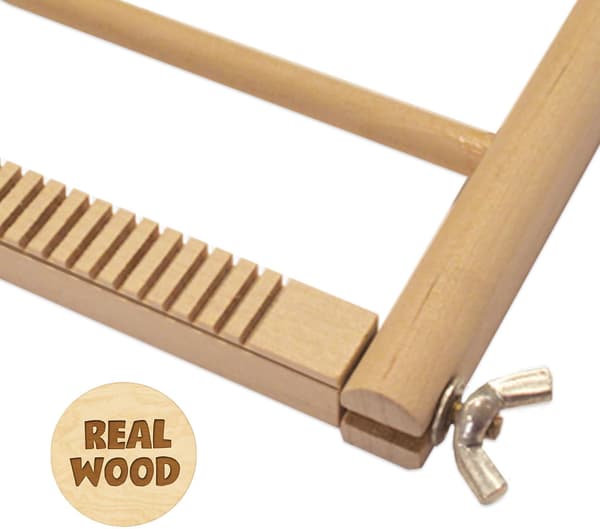 SES CREATIVE Weaving Set - Med garn i olika färger