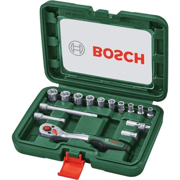 Spärrnyckelsats 1/4 - BOSCH - 15 delar