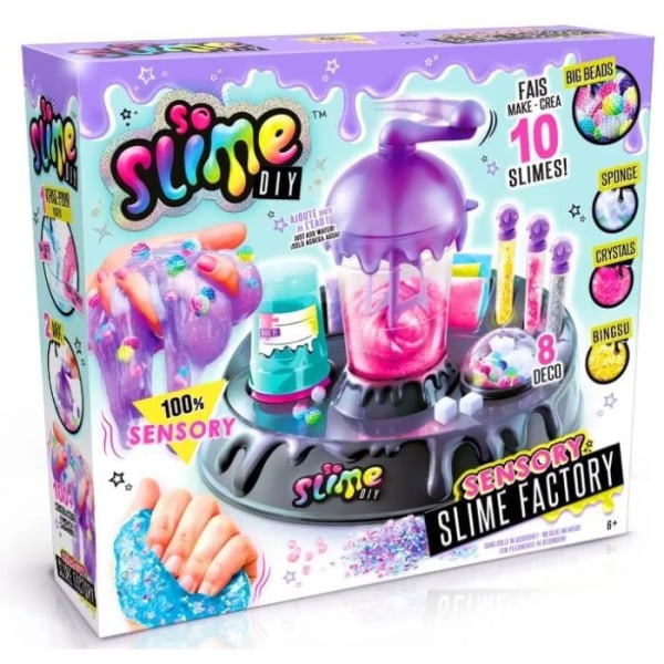 Canal Toys- Slime Factory Sensory- Gör din DIY Slime och lägg till tillfredsställande komponenter - So Slime - från 6 år - SSC205