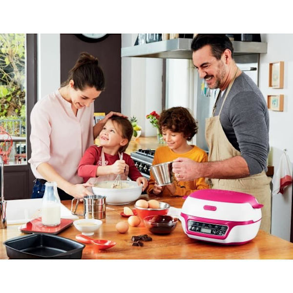TEFAL KD810112 Cake Factory Delices Intelligent kakmaskin, 5 autoprogram, 1 manuellt läge, CreaBake formsats ingår