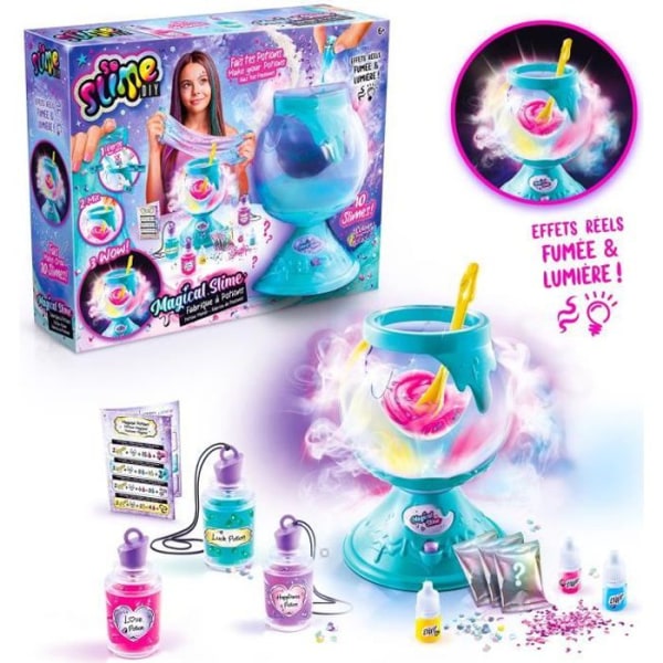 Canal Toys - Trolldrycksfabrik - Slime färgbyte - Med belysning och rök - Magical Slime - från 6 år - SSC196