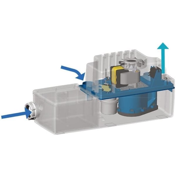 Kondensatlyftpump - SFA - Sanicondens Best Flat - För golvstående pannor - 45 dBA - Kondensatneutralisering