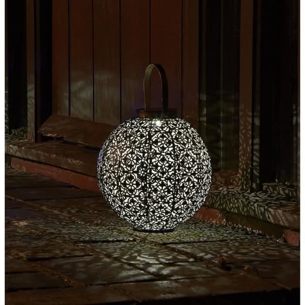 Damaskus Solar Lantern i metallöppning