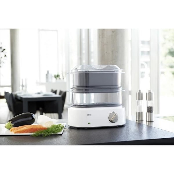 BRAUN FS5100WH Identity Collection Ångkokare - Vit