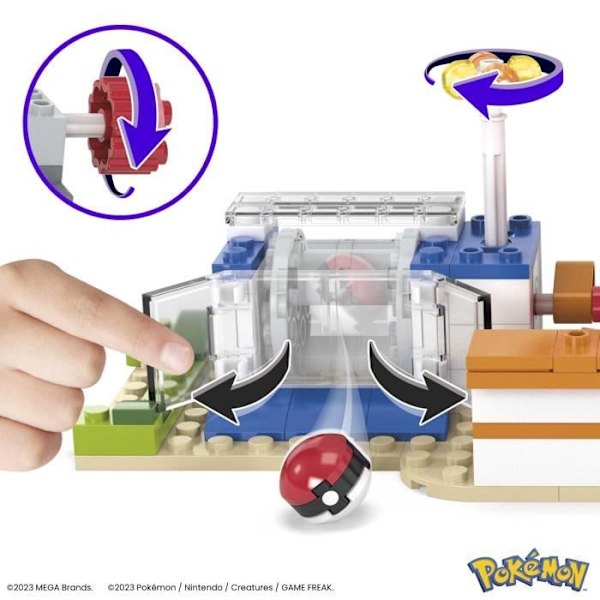 FOREST POKEMON CENTER - MEGA - HNT93 - MEGABLOKS LICENSERADE BYGGSTECLAR