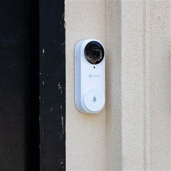 EZVIZ DB2 PRO Connected Videodörrklocka - Uppladdningsbar Batteridriven - Vit