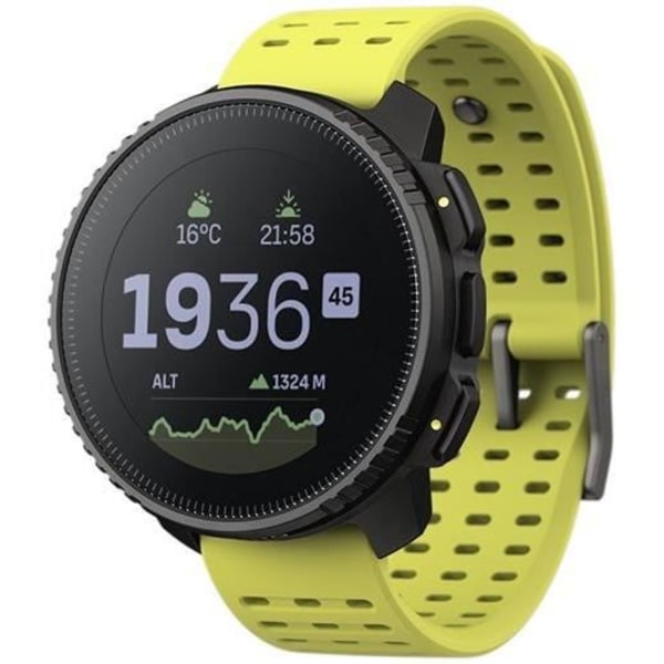Sport Connected Watch - Suunto - Vertical - Black Lime