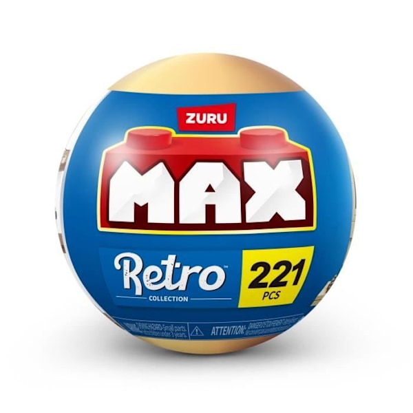 Byggsats - ZURU - Retro - 221 delar - 6 design - Nostalgisk atmosfär