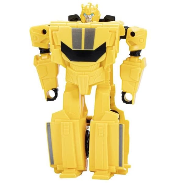 Transformers Earthspark, 10 cm Bumblebee 1-Step Flip Changer figur, 6 år och uppåt