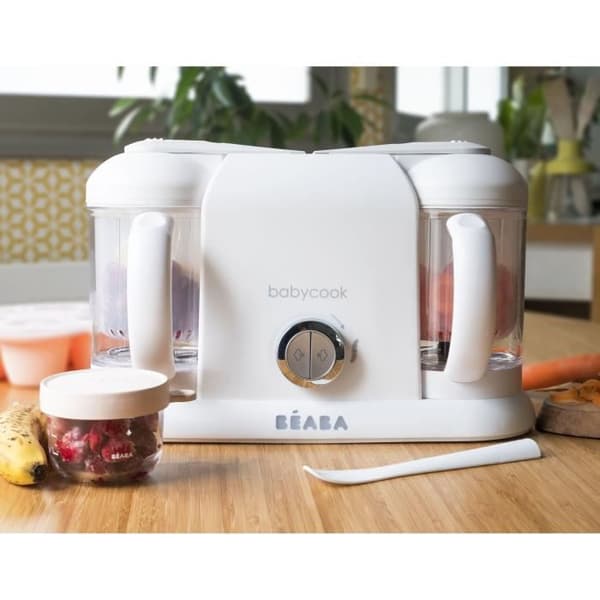 BEABA Baby Robot Babycook Duo Vit & Silver