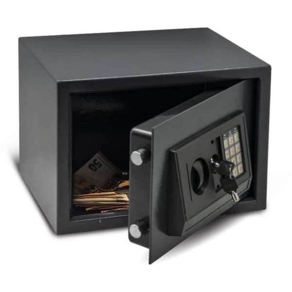 WORKMEN SECURITY Elektronisk kassaskåp med kod 16L 25x35x25 cm