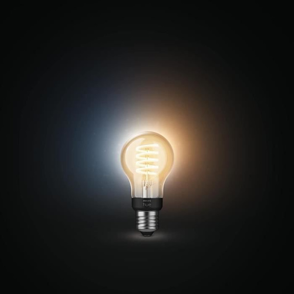 Philips Hue White Ambiance, LED Connected LED Filament E27, Bluetooth Compatible, fungerar med Alexa, Google och HomeKit