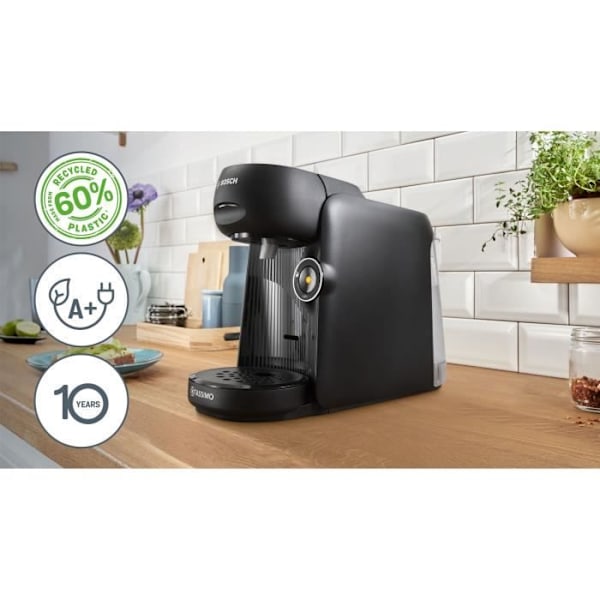 Multidrink kaffemaskin - BOSCH - TASSIMO - T16 Finesse svart - 1400 W