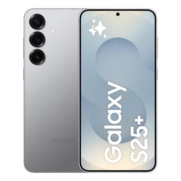 SAMSUNG Galaxy S25 Plus AI Smartphone 256GB Grå Blå
