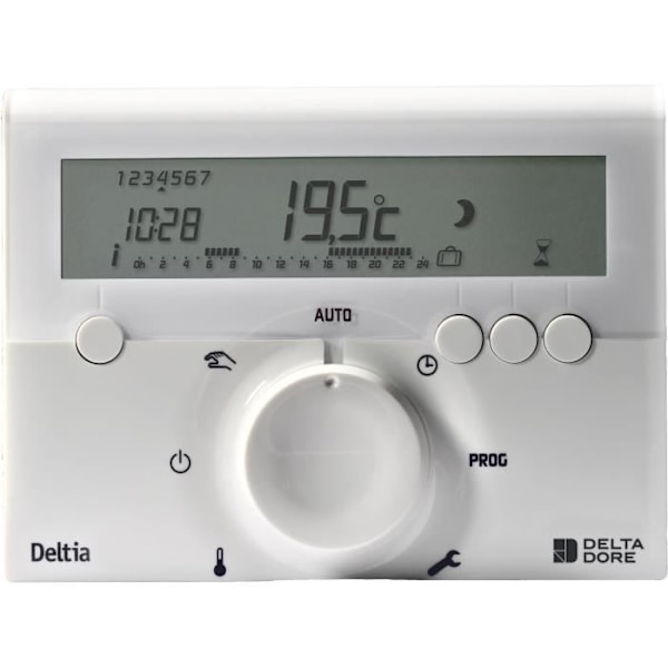 DELTA DORE Deltia 8.00 programmerbar rumstermostat kabelansluten elektronisk