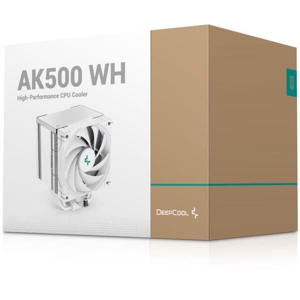 CPU-kylare - DEEPCOOL AK500 - 1x 120 mm fläkt - Vit