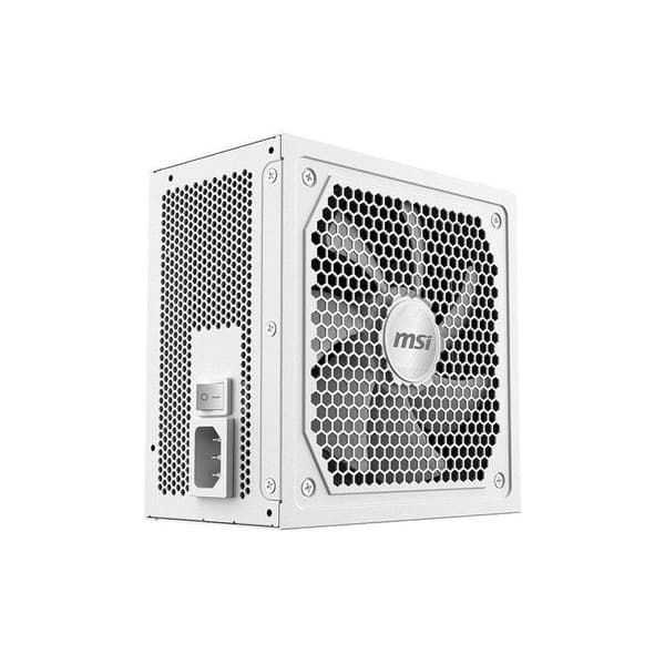 PC-nätaggregat - MSI - MAG A1000GL - PCIe CEM 5.1 - 1000 W - 135 mm fläktar - Vit