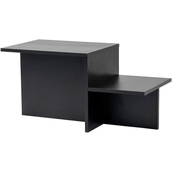Soffbord - HARMONY - Rektangulärt - Svart - 80 x 40 x 40 cm