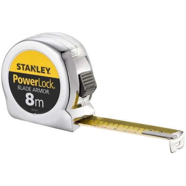 Mått - STANLEY - 0-33-527 - Blade Armor - 8 mx 25 mm - Powerlock