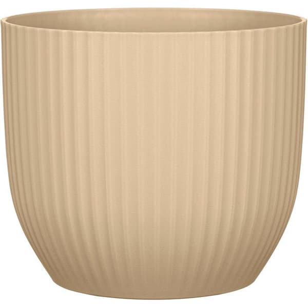 Rund blomkruka - DEROMA - 231 - 7 L - Ø 24 cm - Brun