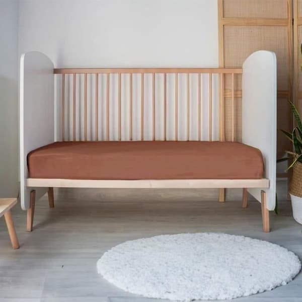 Dra-på-lakan - P'TIT DODO - 70 x 140 cm - Jersey - Tomette