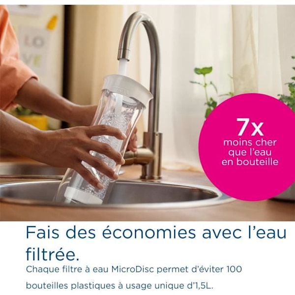 Brita Fill & Server Filter Bottle - 1,3 L - Grå