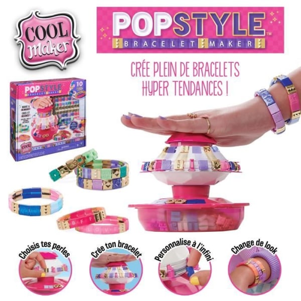 COOL MAKER - Pop Style Armband Maker - Upp till 10 armband