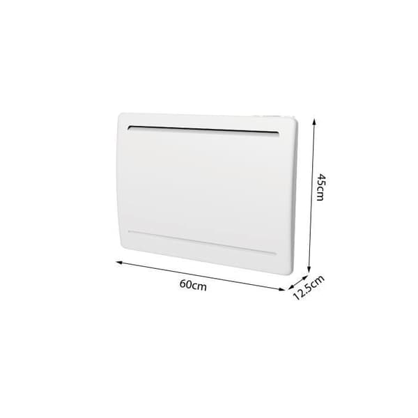 Fast elektrisk kylare med tröghet keramisk torkning 1000W Oceanic Ruby - Galled Design - White - NF