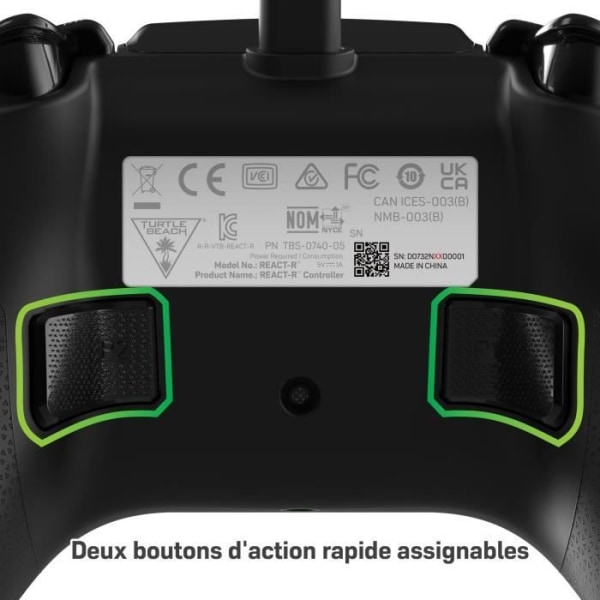 Trådbunden spelkontroll - TURTLE BEACH - REACT-R - Pixel - Xbox & Windows