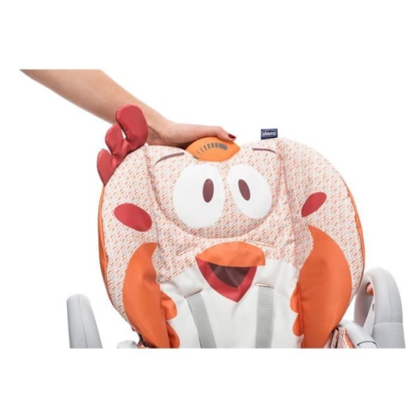 CHICCO High Chair Polly 2 Start - 4 Wheels fancy kyckling