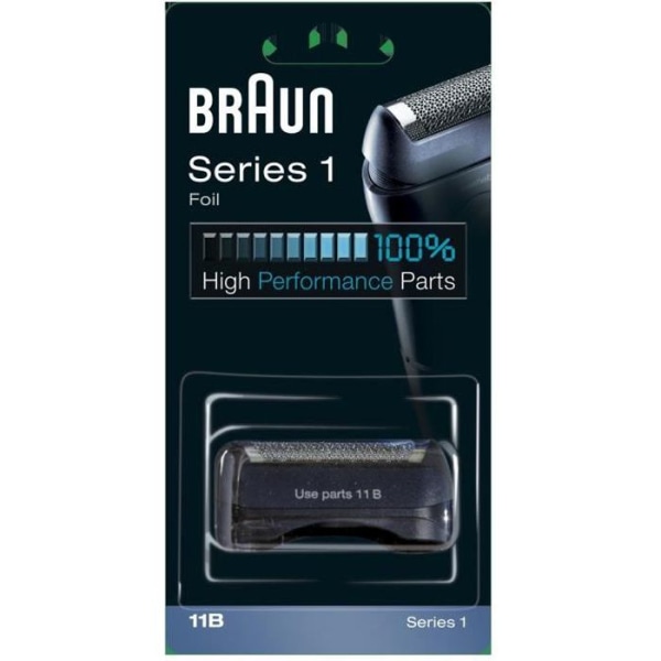 Braun 11B svart reservdel kompatibel med rakknivar i serie 1