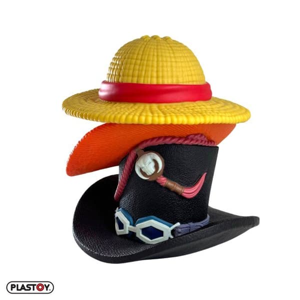 Spargris - PLASTOI - One Piece Stack of Hats Luffy Ace Sabo - Plast - 15 cm