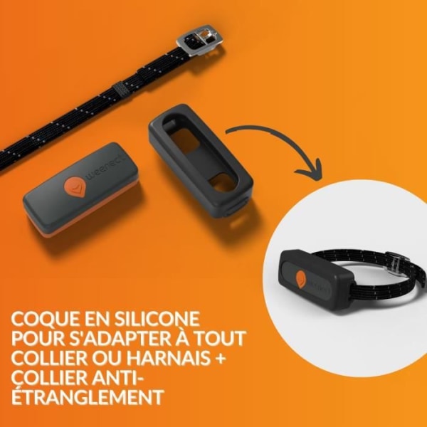 GPS Tracker för chatt - Weenect XS (Black Edition 2023)