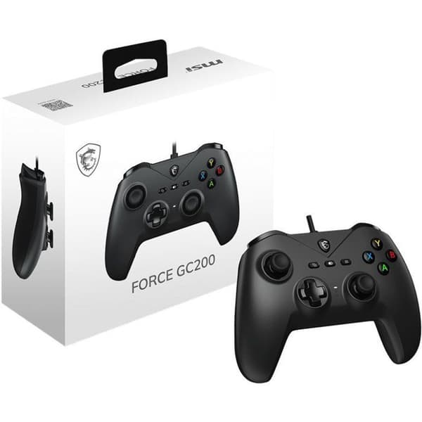 Gamepad - PC - FORCE GC200 - Trådbunden - Svart - MSI