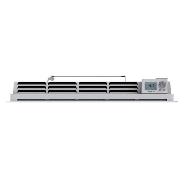 Fast elektrisk kylare med tröghet keramisk torkning 1500W Oceanic Ruby - Glass Fasad - White - NF