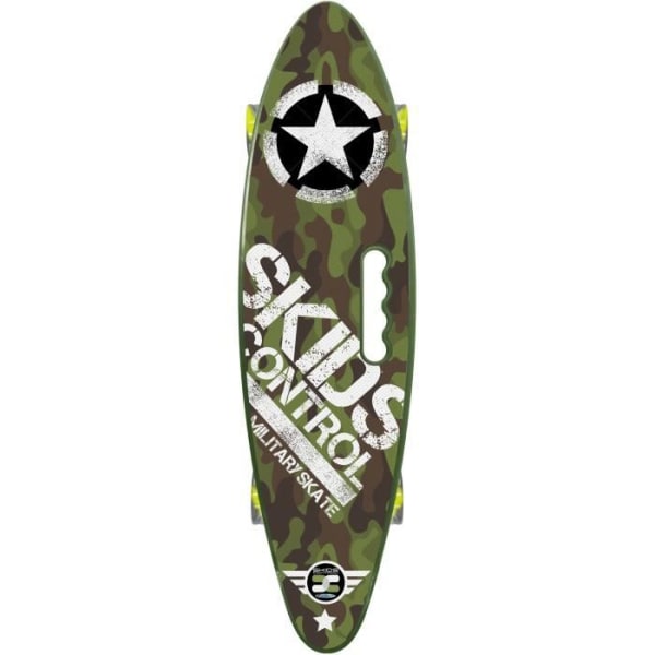 STAMP Skateboard 24 x 7 med Skids Control militärt handtag