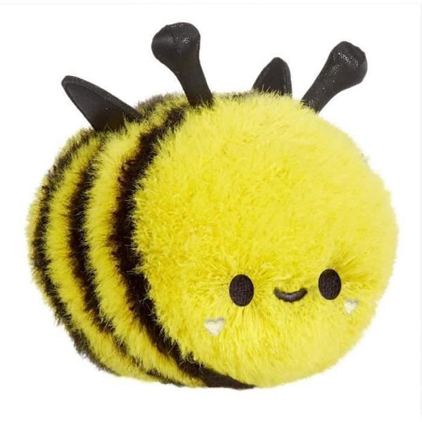 Fluffies Stuffiez - ASMR-plysch att anpassa - Bee/nyckelpiga - Fyllning för att ta bort och upptäcka en annan karaktär - Des