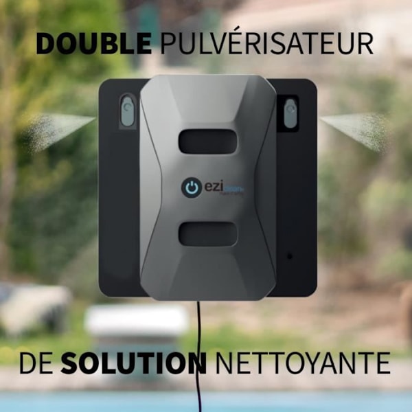 EZICLEAN Windobot S6 ULTRA Fönstertvättrobot - Snabb, kraftfull och tyst - 2 automatiska diffusorer för effektiv rengöring