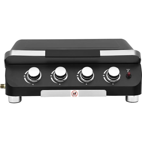 Gasgrill - KOLKÅR - PALMA - 4 brännare - 69 X 51 X 35 cm - Svart