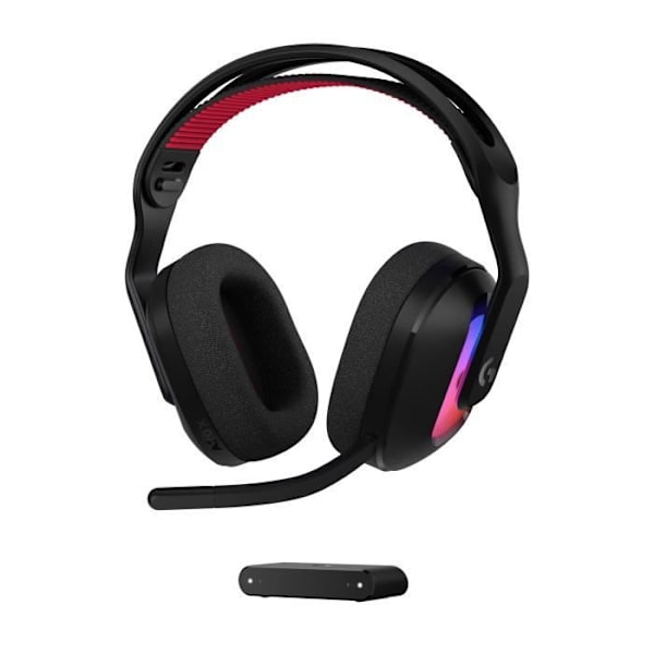 Gamingheadset - trådlöst - Logitech G - Astro A20 X - Lightspeed - Svart