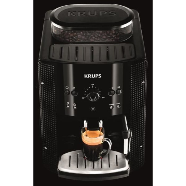 KRUPS YY8125FD Automatisk espressomaskin med kvarn - Svart