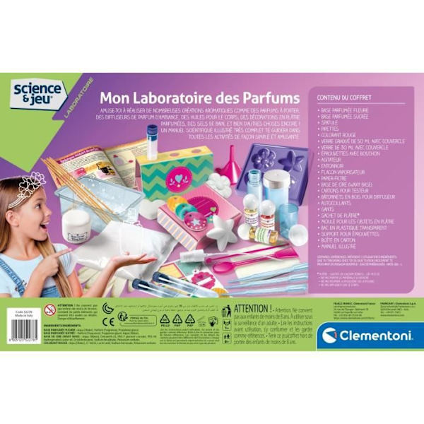 CLEMENTONI Science & Game - Mitt parfymlaboratorium - Vetenskapligt spel