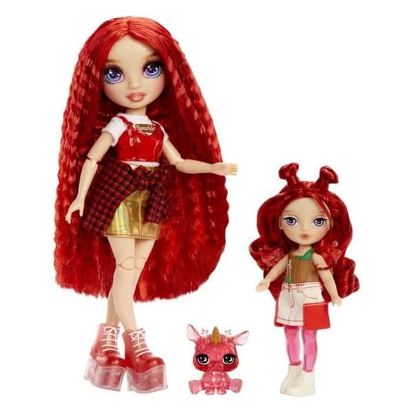 Rainbow High Littles Rainbow Fantasy Fairies Docka - Äpple (Röd)