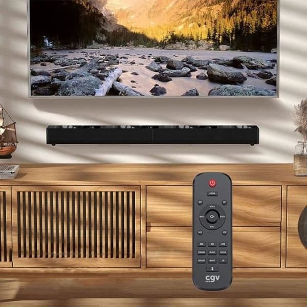 CGV BDS ALTO soundbar 80W med dubbla inbyggda bashögtalare, HDMI ARC, Optical, Bluetooth och Virtual 3D Svart